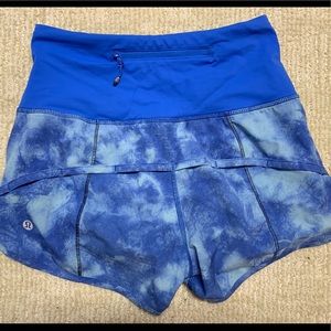 Hi rise lululemon cloud short size 2